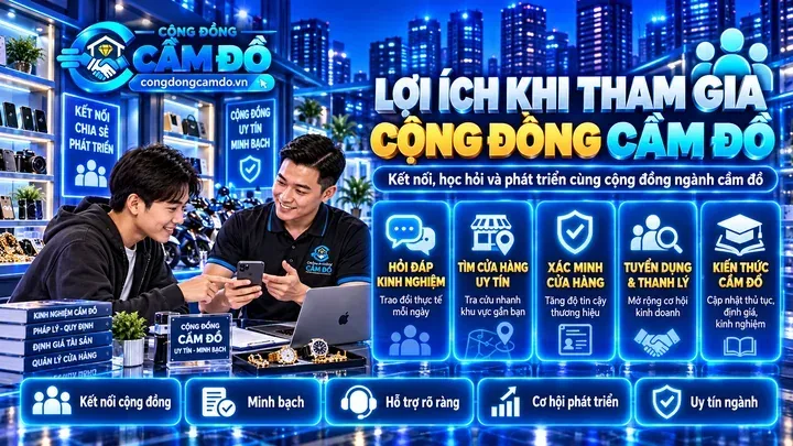 lợi ích khi tham gia cộng đồng cầm đồ