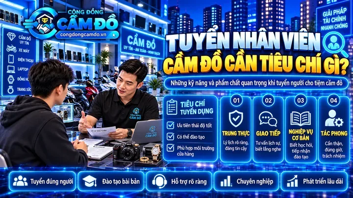 Tuyển Nhân Viên Cầm Đồ Cần Tiêu Chí Gì? 7 Tiêu Chí Quan Trọng