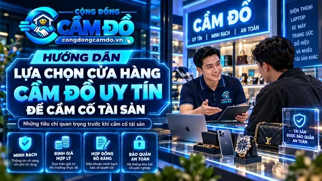 cộng đồng cầm đồ hướng dẫn lựa chọn cửa hàng cầm đồ uy tín