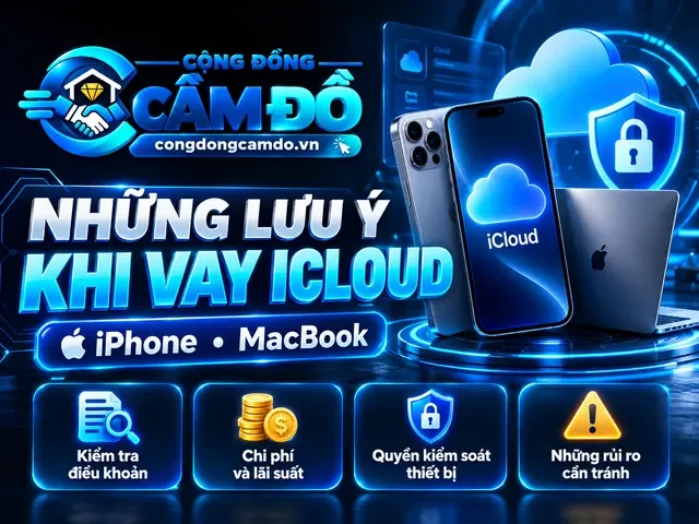 những Lưu Ý Khi Vay iCloud